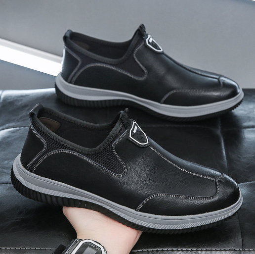 Sapatos Ortopédicos em Pele para Homem Kally – Conforto e Elegância no Dia a Dia