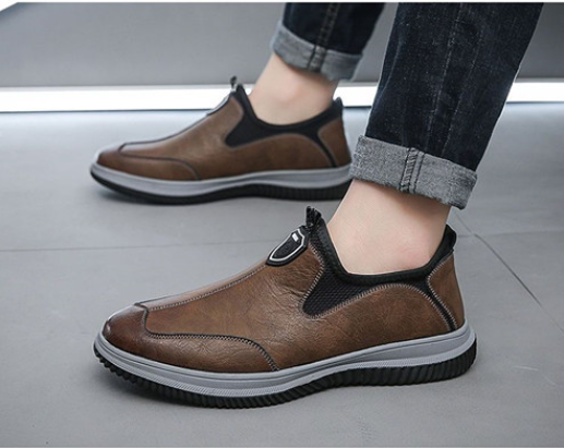 Sapatos Ortopédicos em Pele para Homem Kally – Conforto e Elegância no Dia a Dia